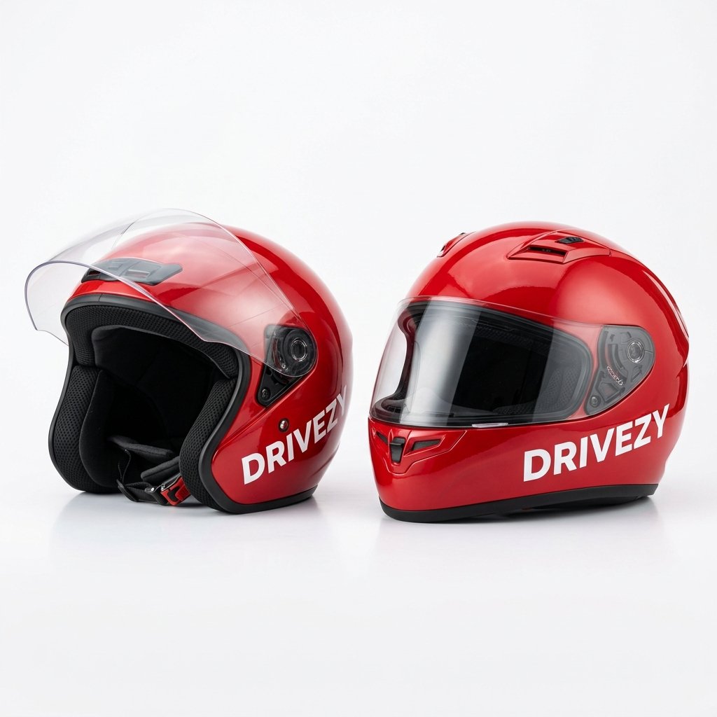 Drivezy Red Helmet
